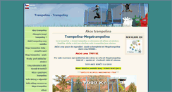 Desktop Screenshot of megatrampoliny.cz
