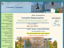 Tablet Screenshot of megatrampoliny.cz